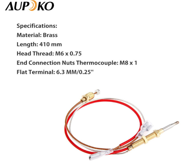 Patio Heater Thermocouple, Outdoor Propane Gas Patio Heater Replacement Parts, M