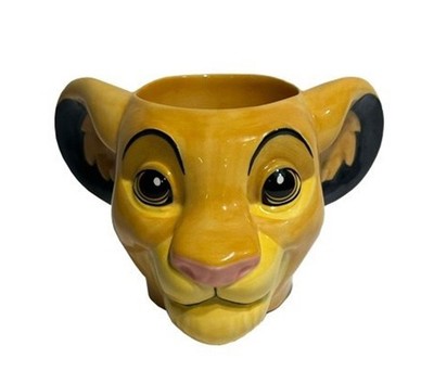 Deko 3D Blumentopf Simba 10x13 cm aus Keramik - Disney Pflanztopf König der Löwe