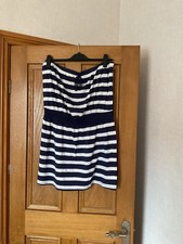 Navy White Beach Cover Up Size XL By Matalan