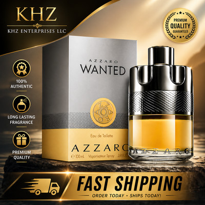 Azzaro Wanted by Azzaro Cologne for Men EDT 3.38 / 3.4 oz New In Box