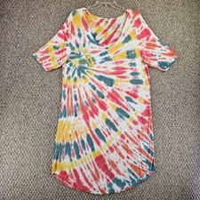 Torrid Dress Womens Size 1 Tie Dye T-Shirt Dress Scoop Neck Pull Over