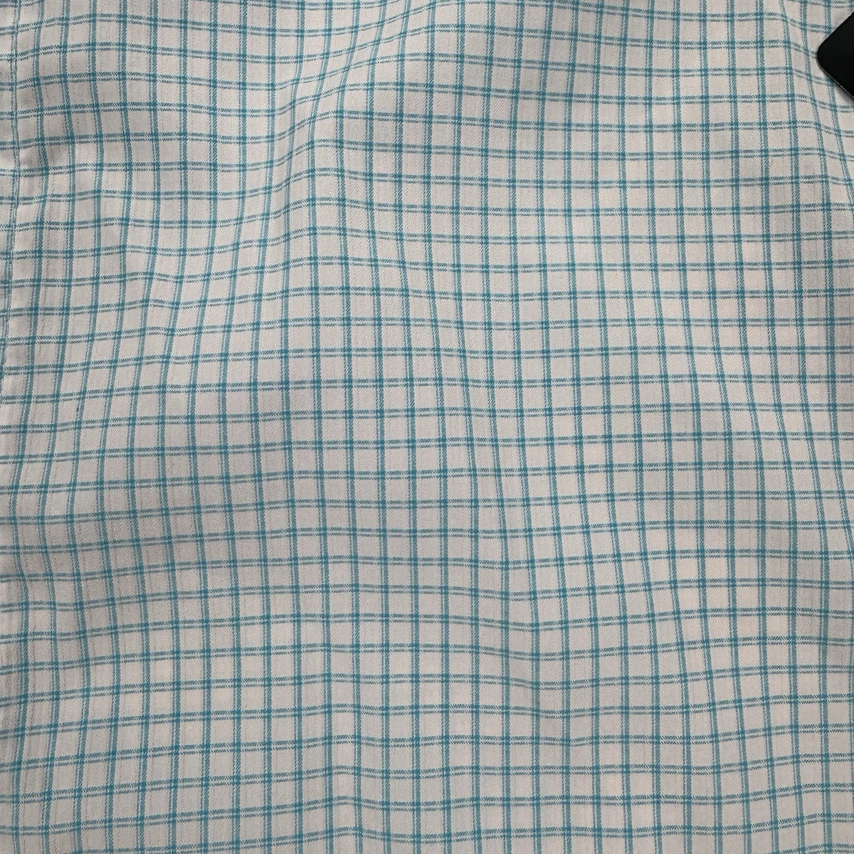 Camisa de pesca Columbia PFG Super Crystal Springs para hombre L azul a cuadros UPF 40 NUEVA CON ETIQUETAS