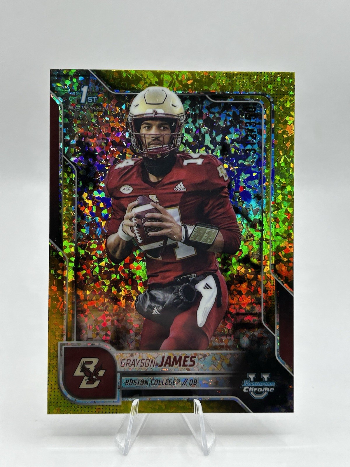 Grayson James 2025 Bowman Chrome U Yellow Mini Diamond /350 #75