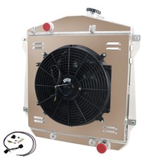 3-row Alum Rad Fan Shroud Relay V8 1943-48 Fleetline Fleetmaster Stylemaster