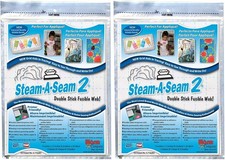 Warm Company Steam-A-Seam 2 Double Stick Fusible Web-9"X12" Sheets 5/Pkg 5517