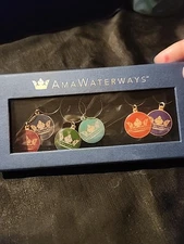 Ama Waterways Wine Glass Charms Set Of  6
