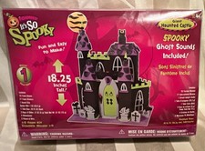 Vintage Foamies Halloween IT'S SO SPOOKY Giant Haunted Castle 3D Foam Kit NEW