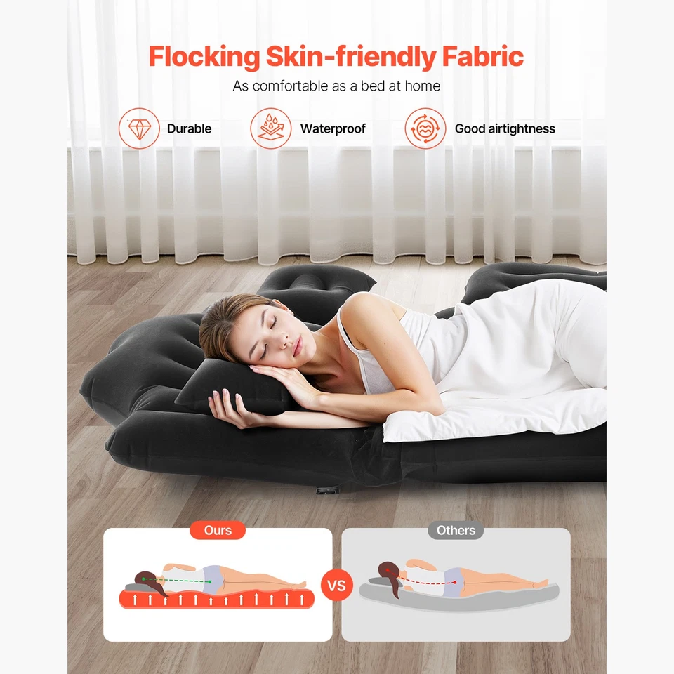 Auto Luftmatratze Aufblasbares Luftbett Camping Reise Schlafen Bett SUV - Bild 3 von 4