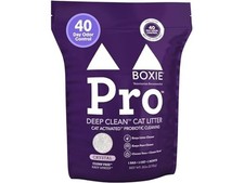 Boxiecat Boxie  Non-Clumping Crystal Kitty Litter Purple 6 Pounds