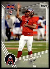 2020 Topps XFL Sergio Castillo Houston Roughnecks #22