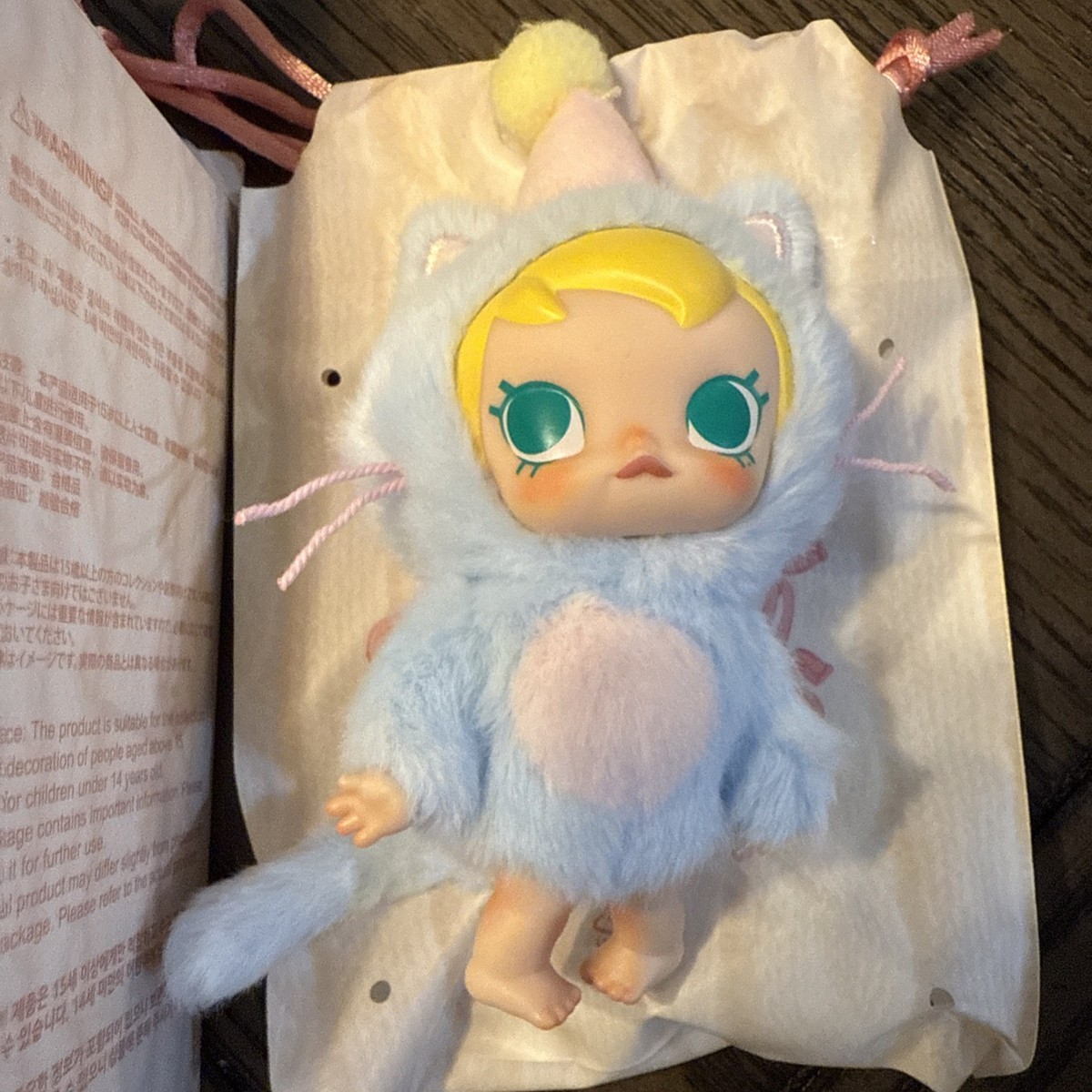 ✓USA POP MART Baby Molly Pocket Friends 🩵 Feeling Blue NEW IN