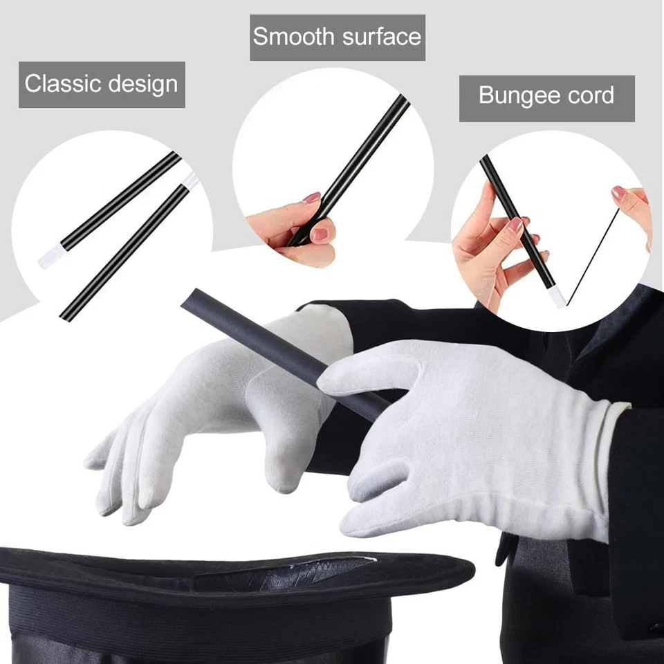 3 Pcs Baguettes de Magicien Enfant Baguette Magicien Enfant Baguette - Photo 4/4