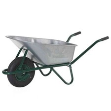 Professional Wheelbarrow 100L Large Tipper Wheelbarrow Garden Trolley