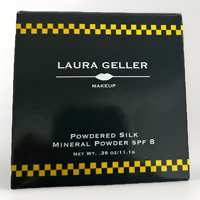 LAURA GELLER POWDERED SILK PRESSED POWDER MEDIUM NEW in BOX Sealed
