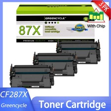 3PK High Yield CF287X 87X Toner for HP LaserJet MFP M527c M527dn M501n M501dn