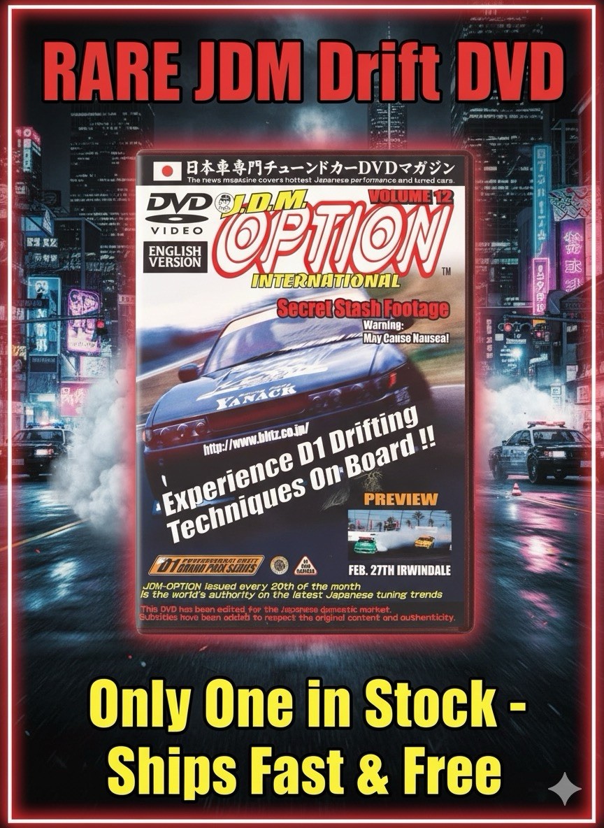 OPTION DVD D1セット まとめ売り 61本　オプション ドリフト　車 JDM Option International Vol 12 DVD 2003 D1 Grand Prix Drift