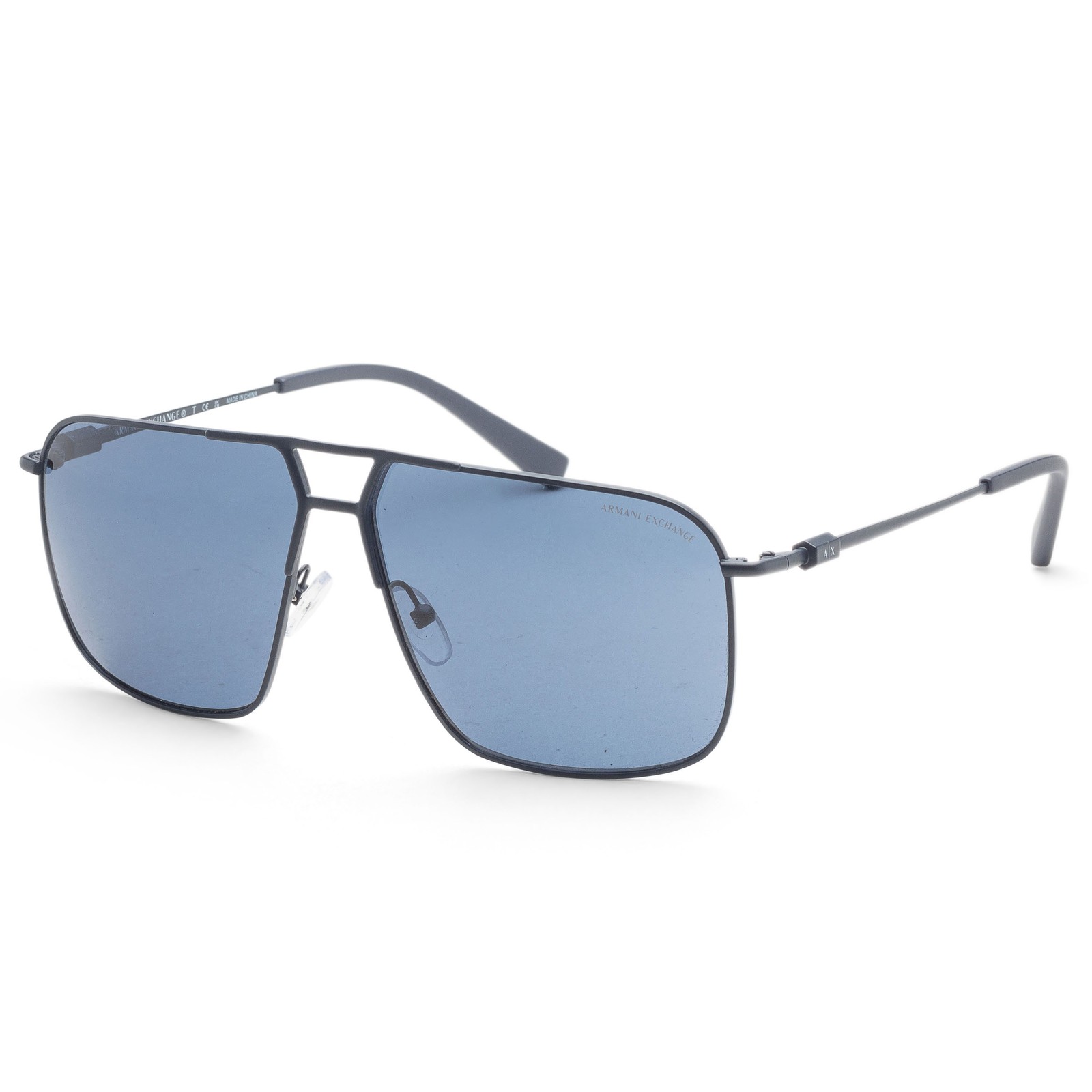 Armani Exchange Mens 60mm Matte Blue Sunglasses AX2050S-609980-60 7790₽