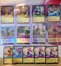 Disney Lorcana Hyperia City Card Lot - 4 Epics 9 Legendaries 