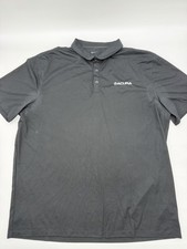 Acura Nike Polo Shirt Mens XL Black Performance Moisture Wicking Short Sleeve