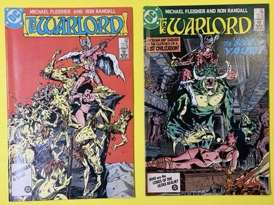 DC The Warlord #107, 108 Comic Books  1986, Lot of 2