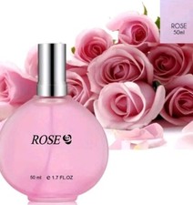 PURE ROSE PERFUME 50MLS EDT SPRAY NEW BOXED SEALED FREE P&P 