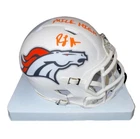 RJ HARVEY signed autographed DENVER BRONCOS ALT Mini Football Helmet w/ COA JSA