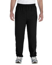 Gildan Adult Heavy Blend Adult 50-50 Black Sweatpants Size Large