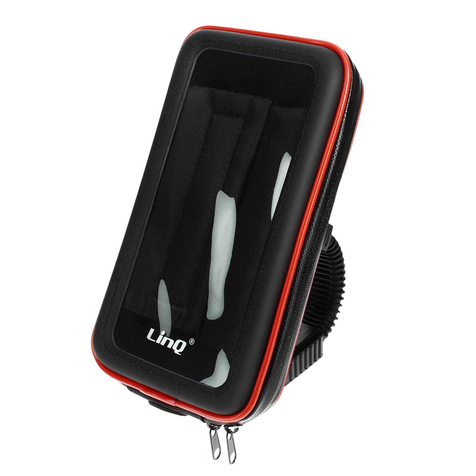 Support guidon moto scooter housse étanche smartphone 6.3 noir fixation GPS