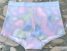 NEW Victoria Secret PINK High Waist Shortie Boyshort - Artic Ice Blur - XXL