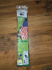 Valley Forge Eco Glory 3x5 American Flag Set Recycled Polyester Made in USA