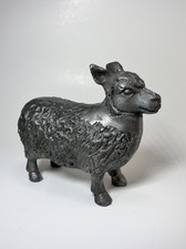 Cast Metal Sheep Figurine