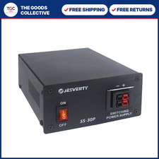 30A DC Regulated Bench Power Supply, 13.8V Output, Anderson Connectors, HAM Radi