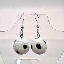 Soccer Ball Earrings Sports Jewelry Soccer Mom Gift School Spirit Accessories