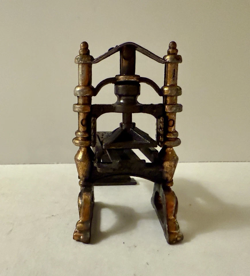 Prensa de impresión fundida a presión en miniatura Durham Industries de los años 70. Foto 4 de 4