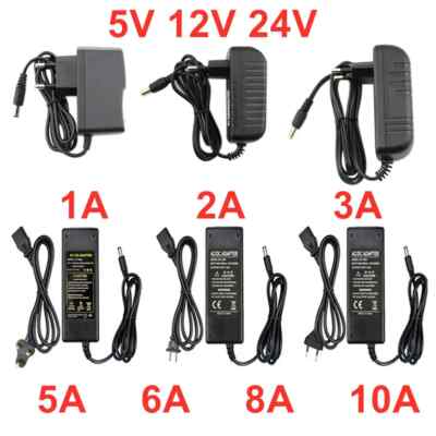 AC110V-220V DC5V 12V 24V Power Supply Adapter 1A 2A 3A 5A 6A 8A 10A Transformer