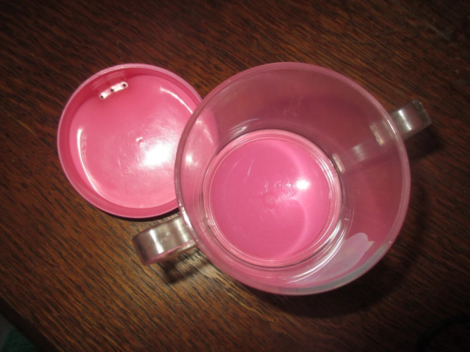 Vintage BARNEY THE PURPLE DINOSAUR BABY BOP Parte Inferior Ponderada COPO SIPPY - Década de 1980 - Imagem 3 de 3