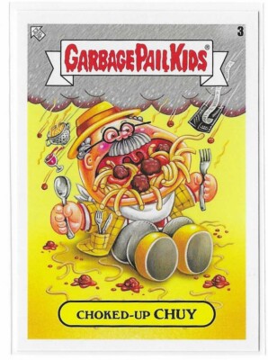 2022 Garbage Pail Kids Book Worms Choked-Up Chuy #3 Gross Adaptations GPK