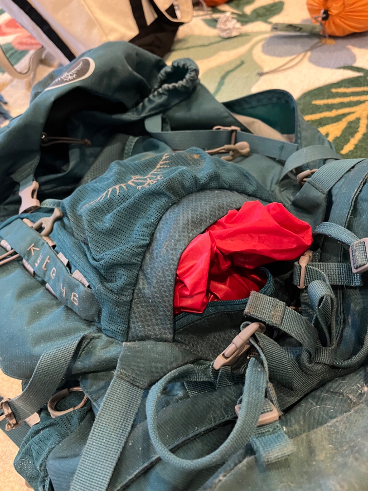 Osprey Kyte 46 Women's Internal Frame Backpack Xsmall/Small Icelake Green Hike eBay