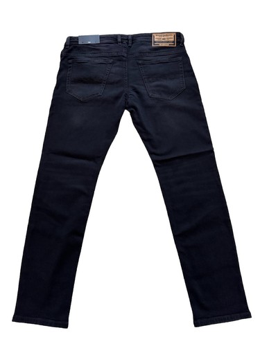 Diesel Men’s Thommer Slim Fit RM064 Jeans Zip Black $195 36/32 Italy - Picture 2 of 6