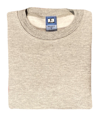 NWT CREWNECK SWEATSHIRT 8 BOYS KIDS HEATHER GRAY BASIC FLEECE