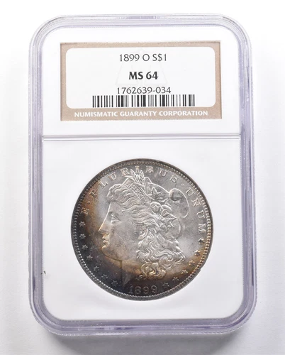 1899-O Morgan Silver Dollar MS64 NGC Peripheral Tone *3382