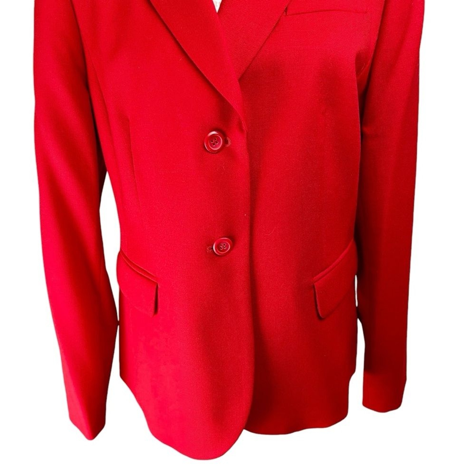 PENDLETON Red Wool Blazer Jacket 16 Heritage Clas… - image 6