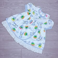Vintage Allison Ann 4t toddler spring / summer short sleeve dress Easter bow