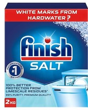Finish Dishwasher Salt Box, 2kg, Prevents Limescale Build Up against Hard Water 3.00 per kilo