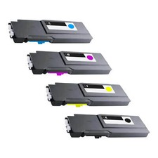 4 Pack Compatible Toner Cartridge Set for Xerox Workcentre 6655