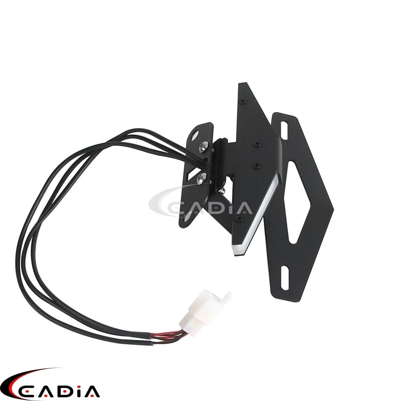 Eliminador de guardabarros trasero para motocicleta ordenado con luz LED para Aprilia RSV4 RR RF APRC Foto 4 de 4