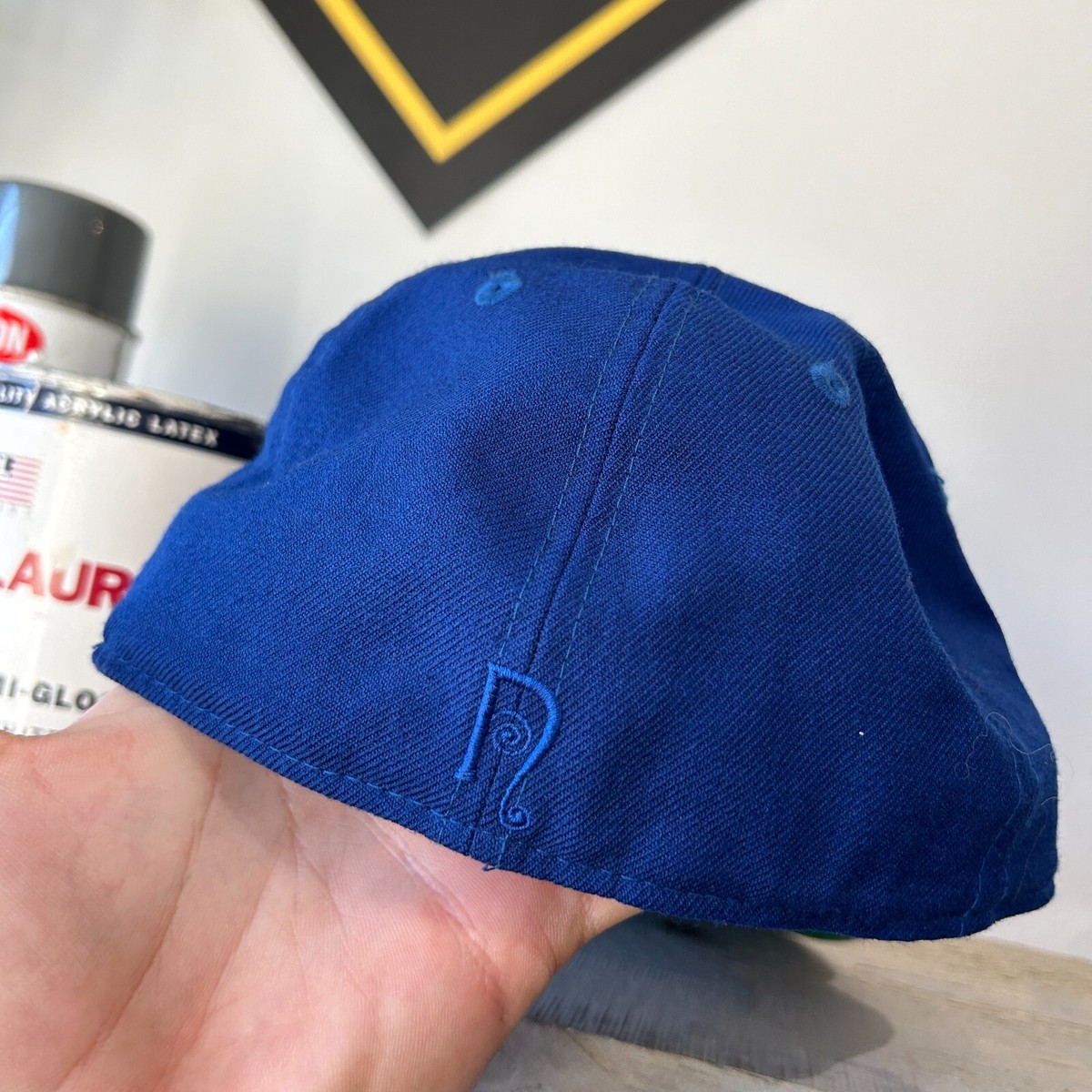 Nepenthes New York New Era Blue Wool Fitted HAT sz 7 1/8 | eBay