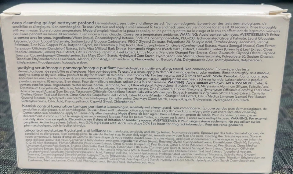 BeautiControl Skinlogics Clear Starter Set ~ Juego de 4 piezas ~ 4 oz, Nuevo en caja ~ ENVÍO GRATUITO Foto 2 de 2