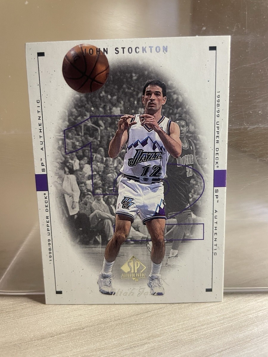 1998-99 SP Authenic - #84 John Stockton | eBay