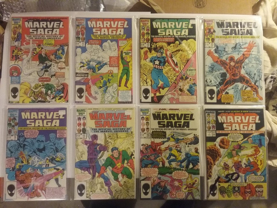 The Marvel Saga #1 -25 Complete Marvel Comic Collection | eBay